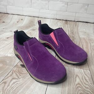 Merrell Jungle Moc J95609 Waterproof Shoes Women’s Sz 7M  Purple Slip On Outdoor