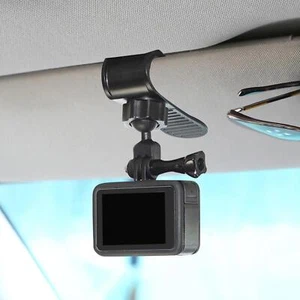 Car Sun Visor Mount Rotatable Camera Mounts Clamps for - Picture 1 of 8