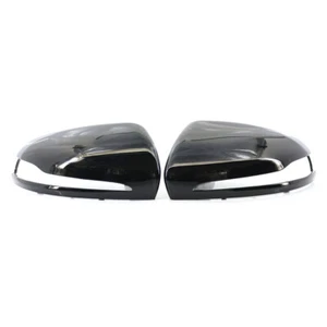 For Pair Mercedes Benz W205 W222 W213 Gloss Black Wing Mirror Cover Cap LHD - Picture 1 of 6