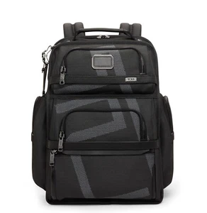 NEW Tumi ALPHA 17.0” Laptop BRIEF PACK Backpack - REFLECTIVE TUMI JACQUARD - Picture 1 of 6