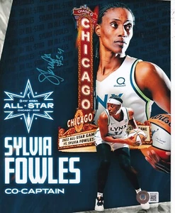 SYLVIA FOWLES signed (MINNESOTA LYNX) WNBA basketball 8X10 photo BECKETT BF81401 - Picture 1 of 1