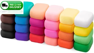 Air Dry Clay 24 Colors, Modeling Clay for Kids, DIY Molding Magic Clay, Gift for - Picture 1 of 12
