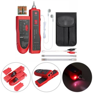 Kit d'outils traceur de réseau testeur de fils sonde générateur de tonalité de recherche de câbles - Photo 1/11