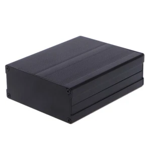 120x97x40mm Aluminum Instrument Box Enclosure Case Electronic DIY Project Black - Picture 1 of 8
