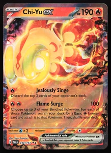 Chi-Yu ex 040/193 Paldea Evolved Holo Double Rare Near Mint Pokemon Card - Bild 1 von 4