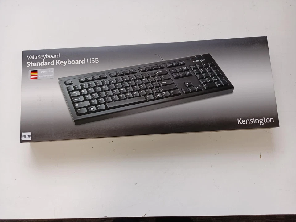 JOBLOT - 49 x  Kensington ValuKeyboard Standard Keyboard  *GERMAN Layout* JOBLOT - Image 1 of 1