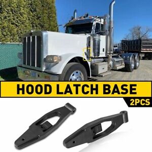 2pcs/set Hood Latch Base Strap Fits for Kenworth T300 T600 T800 W900 L56-0001