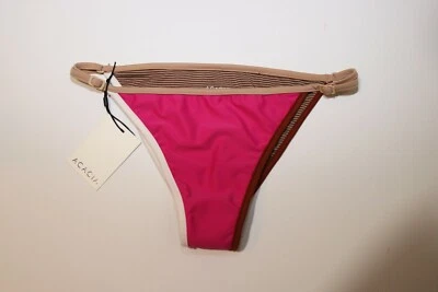 Roupa de banho Oxford nova com etiquetas acácia parte inferior escarlate atrevida ajustável tamanho G colorblock - Imagem 1 de 4