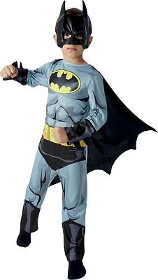 Fancy Dress Costume ~ Classic Comic Book Batman Childs Costume Ages 3-8 Years - Image 1 of 2