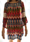 WinWin Pinwheel Sleeve Tunic Boho Women&#39;s Size L-XL Off-Shoulder Blouse