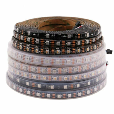 WS2811 WS2812B WS2813 WS2815 SK6812 APA102 30/60/144Leds/m RGB LED Strip DC5/12V - Image 1 of 4