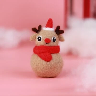 Christmas Tree Needle Felting Kit for Beginners DIY Christmas Gift for Grandma - Image 1 of 4