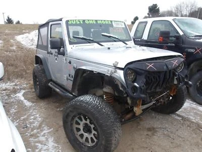 Used Front Right Seat Front fits: 2008 Jeep Wrangler 2 Dr bucket manual cloth w/ Foto 1 de 4