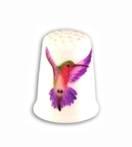 Hummingbird Collectible Thimbles Decorative Handmade - Picture 1 of 2