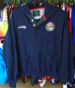 IRELAND RUGBY UNION LANSDOWNE HOODED SWEATSHIRT JUMPER TOP SMALL ADULT - Picture 1 of 6