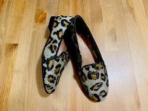 Kate Spade NY Torite flache Slipper Leopardenmuster braun schwarz neu ohne Karton Größe 6 - Bild 1 von 8