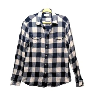 Sonoma Men Flannel Shirt LARGE Fall Winter Button-Up Pocket Casual Check - Picture 1 of 11