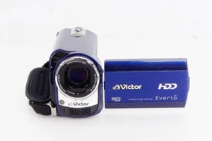 JVC Everio GZ-MG330 HD Vedeo Camera Camcorder 30GB 32x Optical zoom Blue Japan - Picture 1 of 7