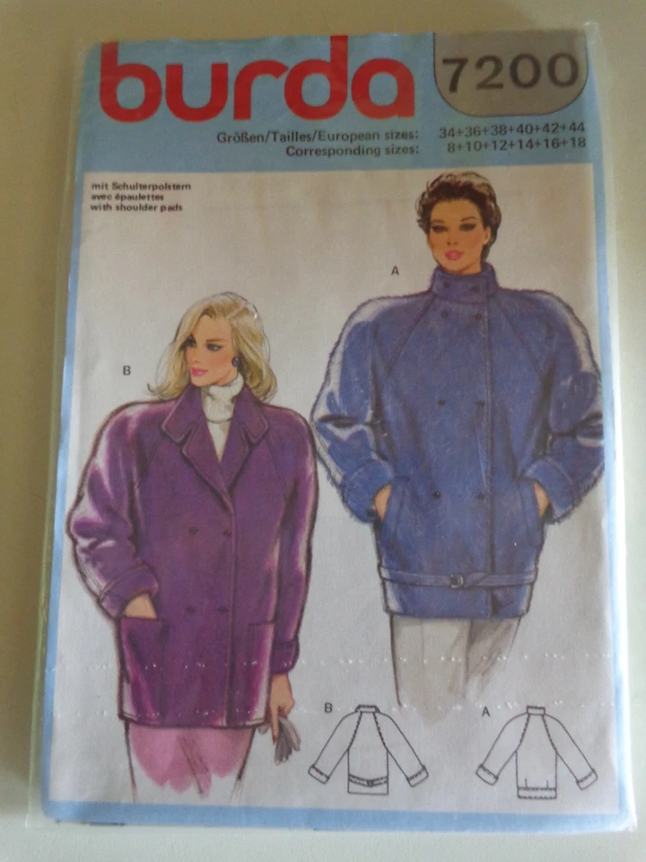 Patron BURDA 7200 PATTERN Mode - Photo 1/1