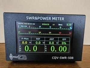 CQV SWR 508 Tosmètre Rosmètre Wattmètre RADIO CB ( EUROCB CRT PRESIDEND MIDLAND - Imagen 1 de 9