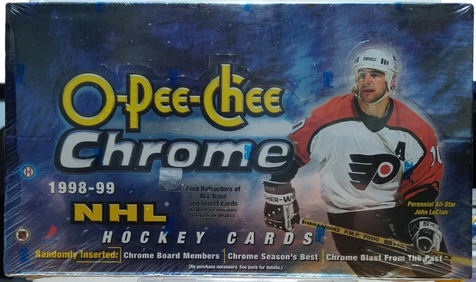1998-99 O-Pee-Chee Chrome NHL Hockey - Factory Sealed Box - Image 1 of 3