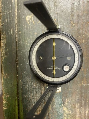 Vintage K&E Land Surveyors Compass and Case  - Image 1 of 4