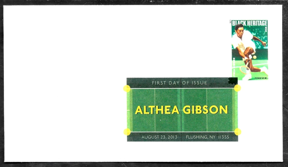 ALTHEA GIBSON US 4803 BLACK HERITAGE TENNIS STAR FOREVER STAMP DCP 1ST DAY COVER - Image 1 of 2