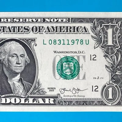 August 31, 1978 (L 08311978 U) BIRTHDAY Note $1 One Dollar Bill *UNC* - Image 1 of 4