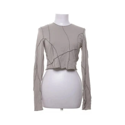 Weekday, Crop Top, Größe: M, Beige, Baumwolle/Viskose/Elasthan, Einfarbig -N6D - Bild 1 von 4