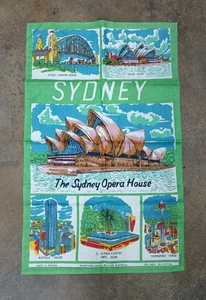 Arazzo souvenir vintage Australia Sydney - Foto 1 di 4