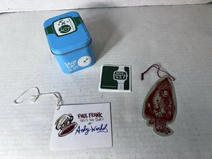 Vintage Paul Frank Small Lot Of Oddities Metal Tin Andy Warhol Tag & Campbell - Picture 1 of 16