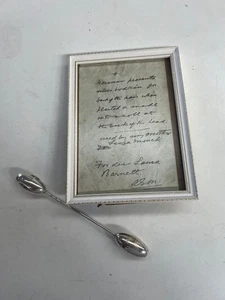 RARE EARLY ANTIQUE SILVER BODKIN / HAIR PIECE - WITH LETTER - Picture 1 of 14