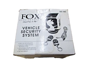 VINTAGE FOX ECECTONICS SECUTIRY SYTURITY System VAS-205 OPEN-New? GAR - Bild 1 von 8