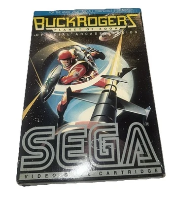SEGA Buck Rogers Planet Of Zoom Atari 2600 Video Game Cartridge 1983 New Vintage - Image 1 of 4
