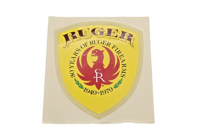 Ruger Firearms 30th Anniversary Decal 1949–1979 Red Phoenix Logo - Image 1 of 2