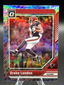 2024 Donruss Optic Drake London #10Rocket Emoji SSP Atlanta Falcons - Picture 1 of 2