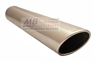Exhaust Tip 3 1/2" x 18" T-304 Stainless Polished Rolled Edge Truck Car MBS - Bild 1 von 1