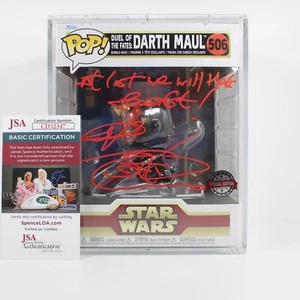 Funko Pop firmado por Ray Park Star Wars Duel of the Fates Darth Maul #506 certificado de autenticidad JSA - Imagen 1 de 12