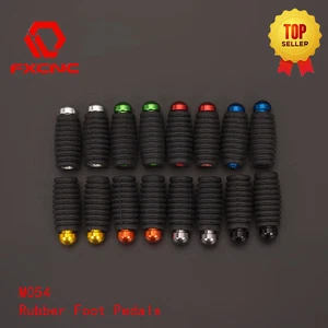 Front Rubber Brake Pedal Foot Shift Peg For Racing Sportbike Street Motorcycles - Picture 1 of 19