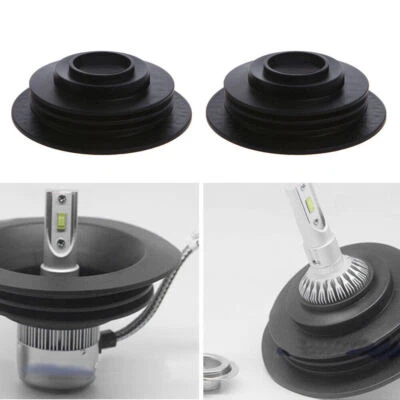 2Pcs Rubber Headlight Dust Cover Cap For Car LED HID Xenon Halogen Bulbs - Image 1 of 4