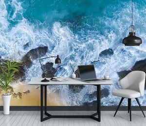 3D Seaside Reefs 7667NA Wallpaper Wall Murals Wall Paper Wall Print Mural Romy - Picture 1 of 11