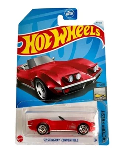 2024 Hot Wheels FACTORY FRESH 5/10 '72 Stingray Convertible 47/250 Red dt - Picture 1 of 5