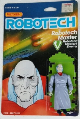 Boneco de ação vintage 1985 Matchbox Robotech Defense Force ROBOTECH MASTER + cartão - Imagem 1 de 4