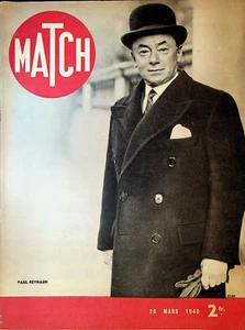 Match Magazine March 28 1940 Paul Reynaud WWII - Picture 1 of 2