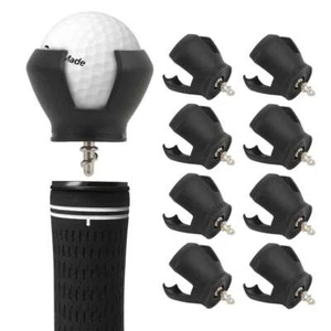 8 Pcs Ball Picker Golf Pick Up Back Tool Saver Claw Putter Grip Retriever Black - Picture 1 of 12