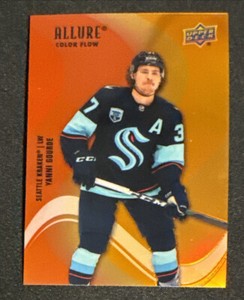 2022-23 Upper Deck Allure Color Flow Red Orange Yanni Gourde #SF-60