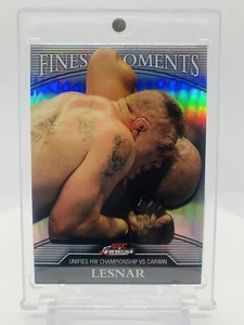 Brock Lesnar Carson 2011 Topps UFC Finest Moments Refractors  FM-BL #/288 WWE - Picture 1 of 2