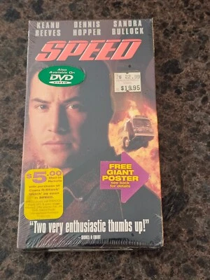 BRAND NEW Speed (VHS, 1997) Keanu Reeves RARE Sealed OOP Watermarks - Image 1 of 4