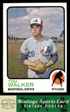 1973  Topps - Tom Walker - Rookie RC #41 Montreal Expos