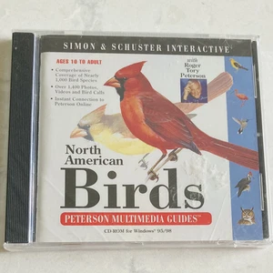 NORTH AMERICAN BIRDS CD-Rom Peterson Multimedia Guides - Picture 1 of 2